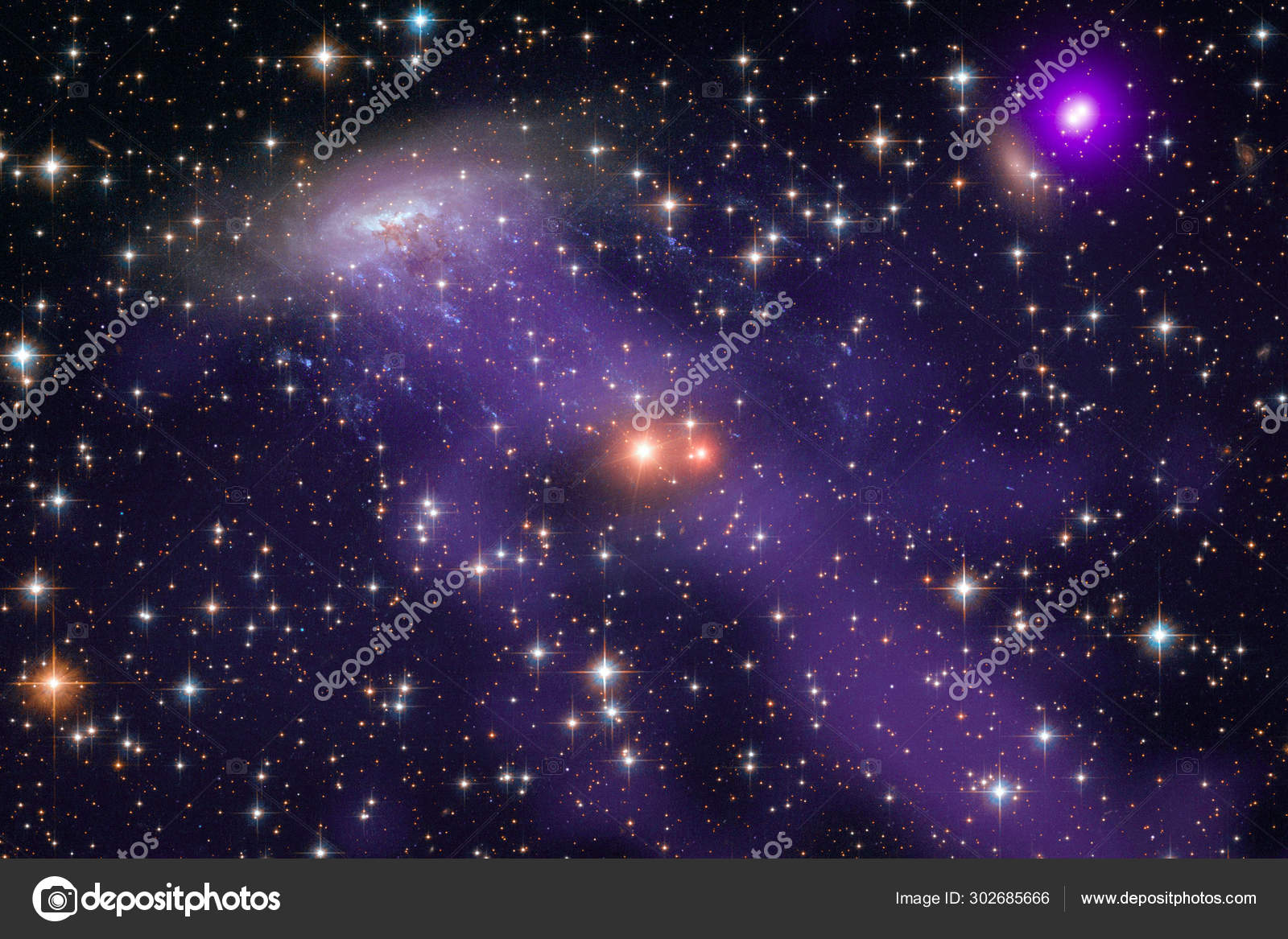 Space Background With Colorful Galaxy Cloud Nebula The Elements