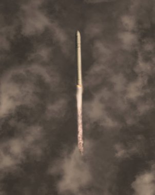 Uçan roket. Nasa tarafından döşenmiş bu görüntünün unsurları.