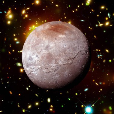 Pluto. Güneş sisteminin cüce gezegeni. Bu im elemanları