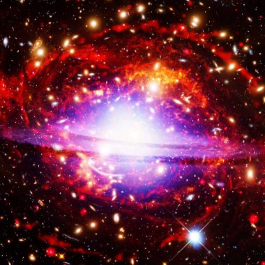 Gökada. Nasa tarafından döşenmiş bu görüntünün unsurları.