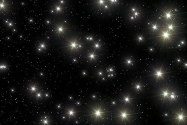 Gökyüzü arka planda güzel yıldızlar