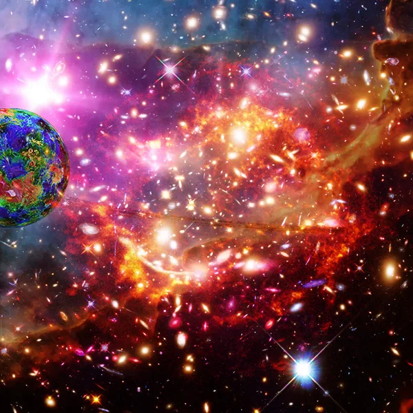Galaxies. Les éléments de cette image fournis par la NASA . — Photo