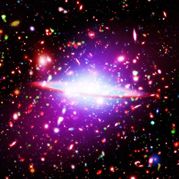 宇宙の星雲と銀河。このイメージの要素は、家具 — ストック写真
