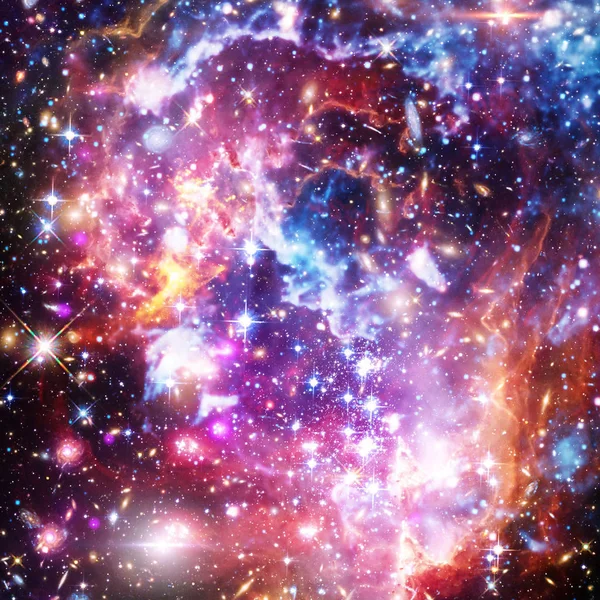 Galaxie, Nebel und Gas. die Elemente dieses Bildes, das von — Stockfoto