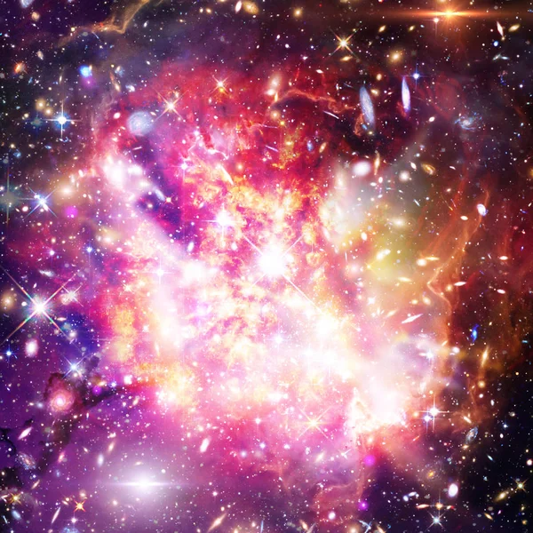 Melkweg, nevel en gas. De elementen van deze afbeelding — Stockfoto