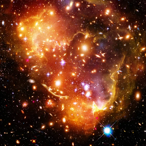 Galáxia e luz. Os elementos desta imagem fornecidos pela NASA . — Fotografia de Stock