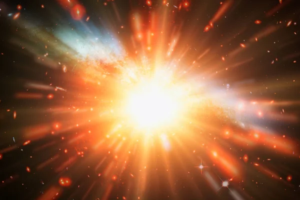 Зоряний сплеск. Елементи цього образу оформлені НАСА. — стокове фото