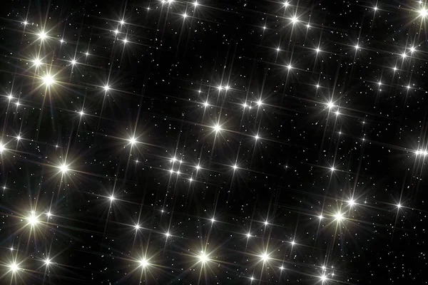 Lindas estrelas no fundo do céu — Fotografia de Stock