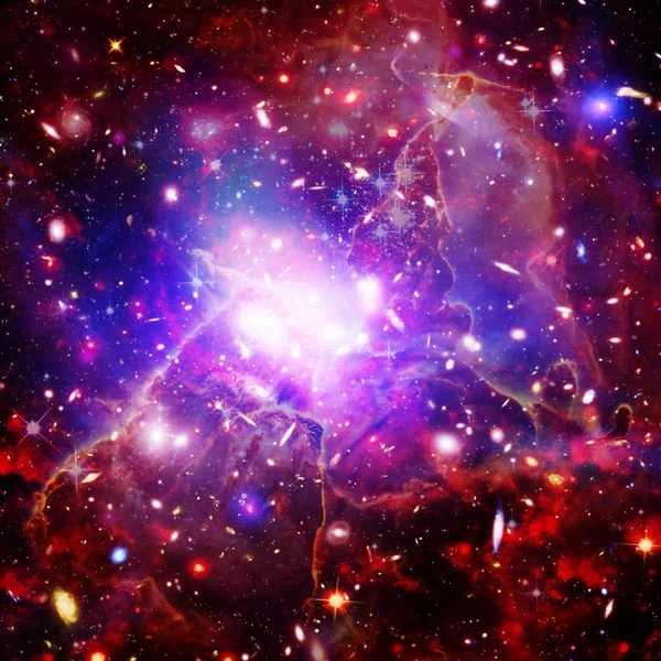 Cosmic galaxy background. Stars and cosmic gas.The elements of t