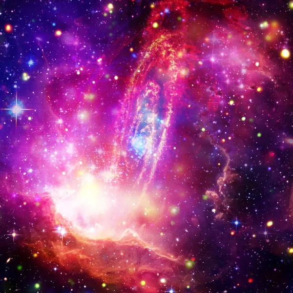 Glaxies a mlhovina v hlubokém vesmíru. Hvězdokupa. Prvky — Stock fotografie