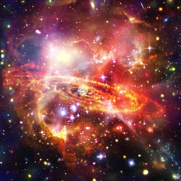 Galax och stjärnor. Elementen i denna bild möblerad av NASA. — Stockfoto