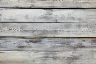 Dokulu tahtaların klasik gri ahşap dokusu. Eski bir ahşap duvarın arka planı. Gri soyut arka plan. Klasik, koyu renk, yatay tahtalar. Kopyalama alanı ile ön görünüm.
