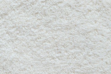 Arka plan olarak beyaz kumaş dokusu. Terry havlu..