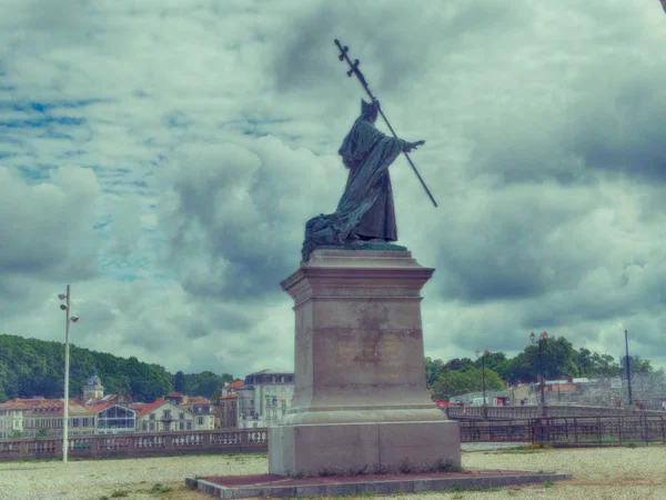 Estatua Charles Martial Lavigerie Bayona Francia Mayo 2018 — Foto de Stock