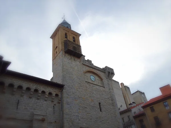 Die Kirche Des Heiligen Nikolaus Pamplona — Stockfoto