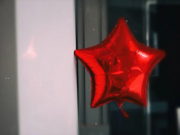 Φόντο Ημέρα Του Αγίου Βαλεντίνου Καρδιά Ballon Ντεκόρ — Φωτογραφία Αρχείου