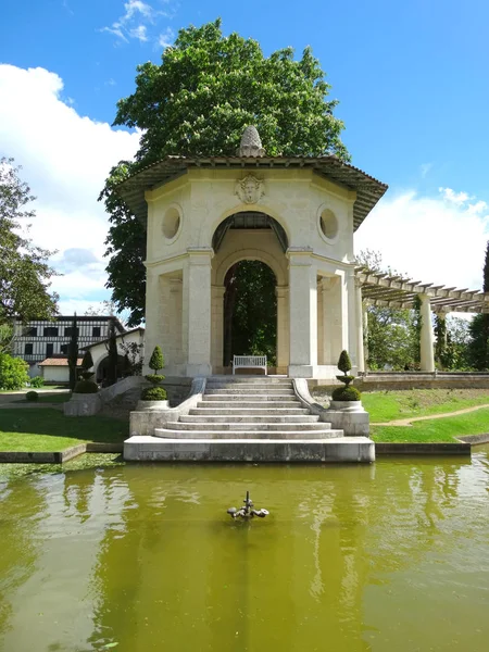 Arnaga Villa Outdoors Gazebo Cambo Les Bains France — Stock Photo, Image