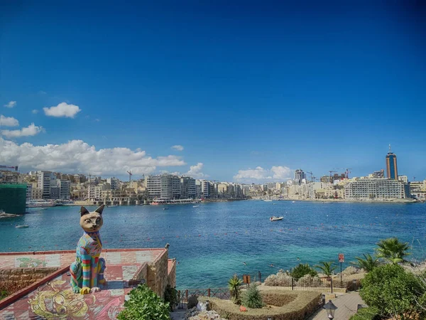 Julian Sea Neben Valetta Malta Sept 2019 — Stockfoto