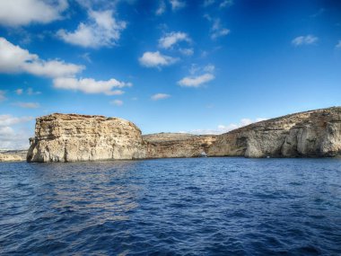 Malta 'nın yanındaki Comino Adası Akdeniz 