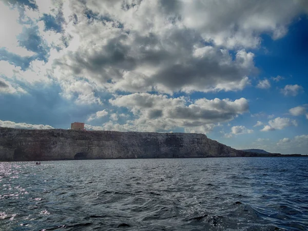 Malta Nın Yanındaki Comino Adası Akdeniz — Stok fotoğraf