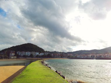 Lekeitio Plajı, Bizkaia, İspanya