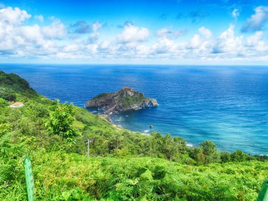 Bask ülkesinde Gaztelugatxe Hermitage, İspanya.
