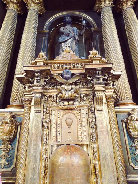 Церква Сан Хуан Баутіста Баскському Селі Белаунца Іспанія — стокове фото