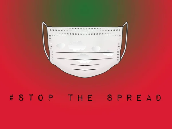 Użyj Maski Stop Rozprzestrzeniania — Zdjęcie stockowe