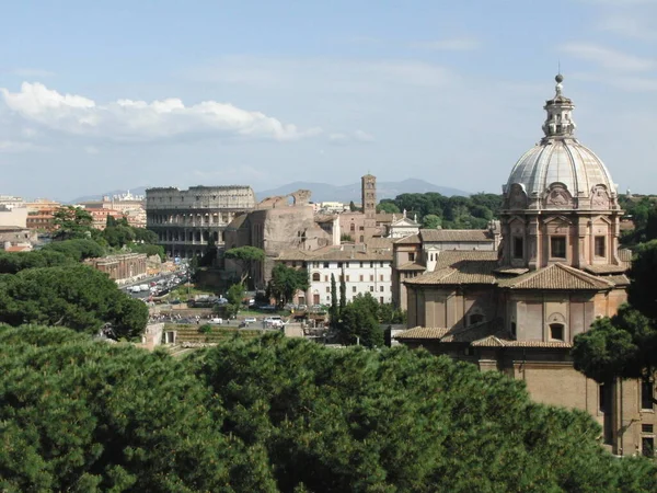 Panorama City Rome Spring — Stock Photo, Image