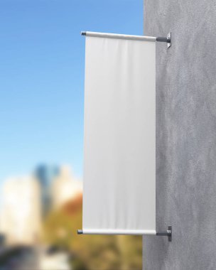 Gri duvarda bayrak bayrağı