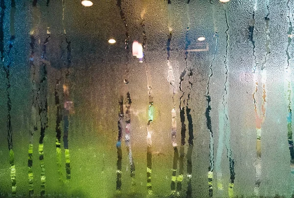 Waterdruppel Glas Achtergrond — Stockfoto