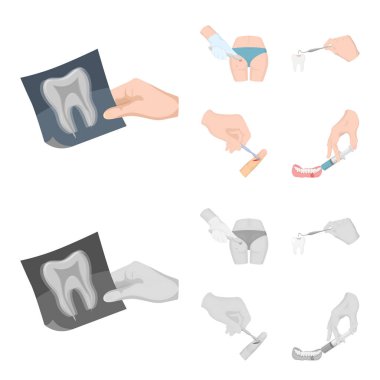 Diş, x-ışını, enstrüman, diş hekimi ve çizgi film, tek renkli style.surgeon, apse, neşter simgeler kümesi koleksiyonundaki diğer web simgesi.