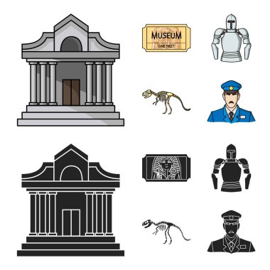 Resim, lahit Firavun, telsiz, taç. Çizgi film, siyah stil vektör simge stok çizim web simgeler Müzesi ayarla.