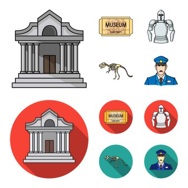 Resim, lahit Firavun, telsiz, taç. Çizgi film, düz stil vektör simge stok çizim web simgeler Müzesi ayarla.