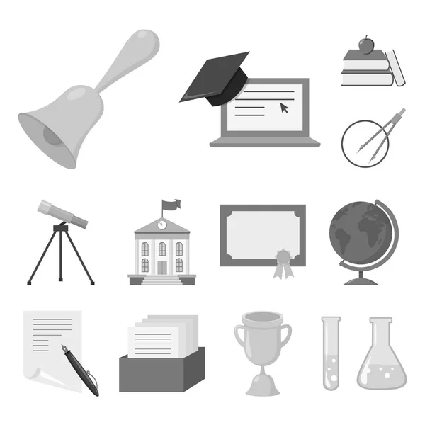 Школа и образование монохромные иконы в коллекции наборов для design.College, оборудование и аксессуары векторные символы иконок веб-иллюстрации . — стоковый вектор