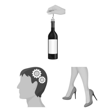 Set koleksiyonu tasarım için eller tek renkli simgelerle manipülasyon. El hareketi vektör simge stok web çizim.