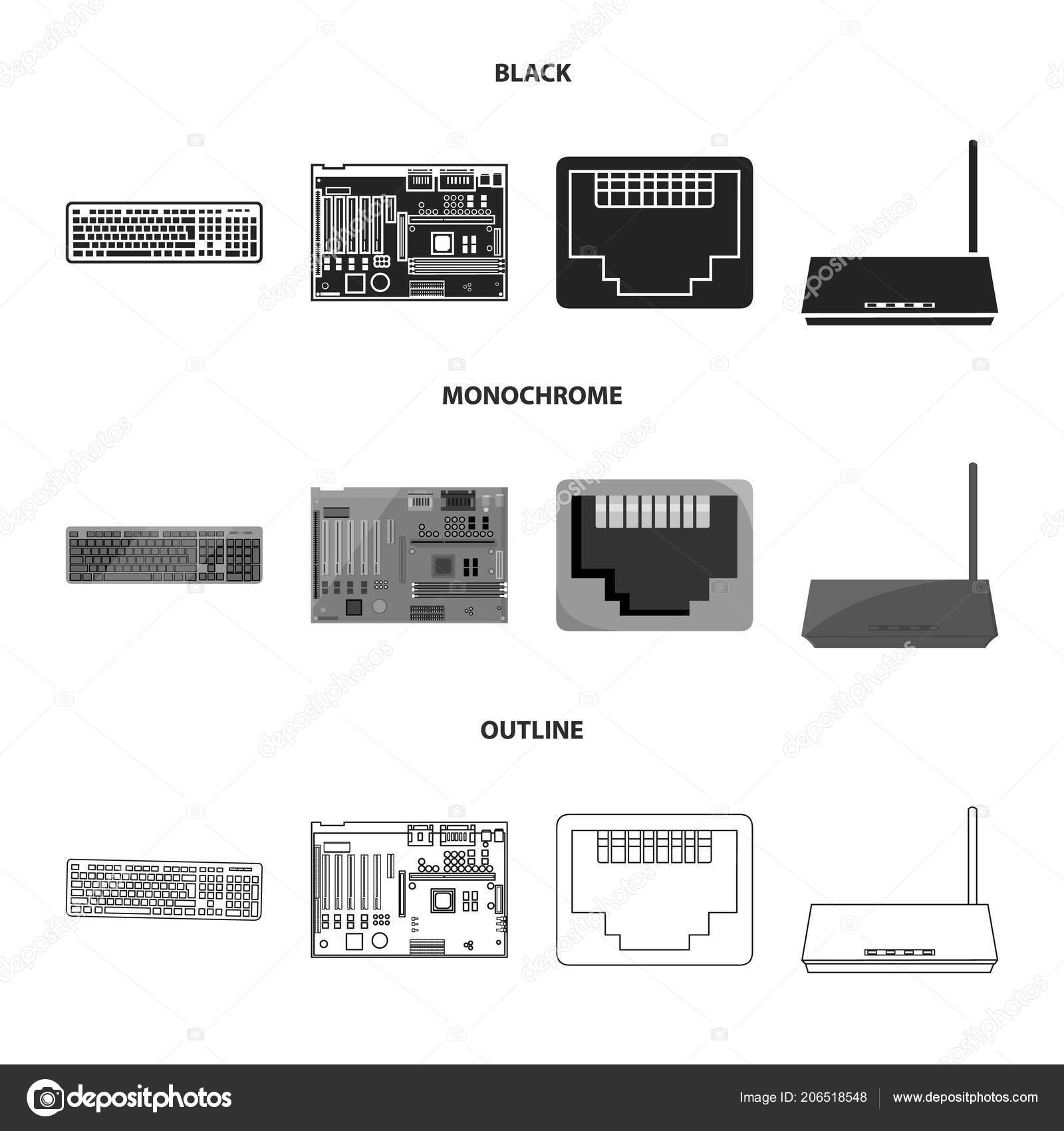 Computer motherboard wiring diagram symbols wiring diagram computer disk drive wiring diagram keyboard, router, motherboard and connector personal computer setkeyboard, router, motherboard and connector