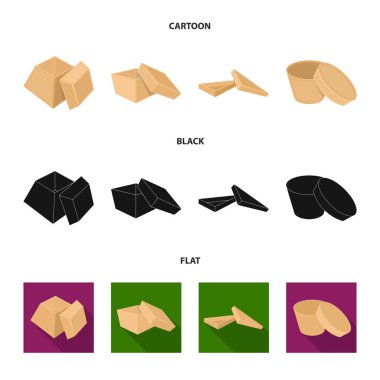 Dava, kabuk, çerçeve ve çizgi film, siyah, diğer web simgesi tarzı düz. Kutusu, konteyner, paket, küme koleksiyon simgeler.