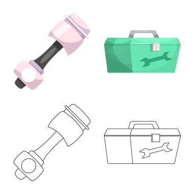 Araba ve ralli logo vektör tasarımı. Araba ve yarış hisse senedi vektör çizim topluluğu.