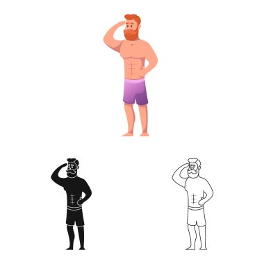 Havuzu ve yüzme simge vektör tasarımı. Havuzu ve etkinlik hisse senedi vektör çizim topluluğu.