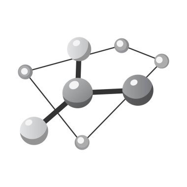 Vektör tasarımı genetik ve bitki sembolü. Dizi genetik ve biyoteknoloji hisse senedi simgesi web için.