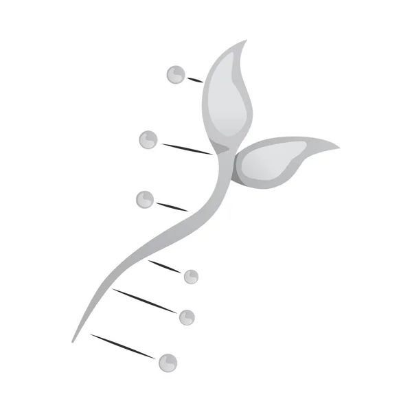 Isolerade objekt av genetiska och växt-logotypen. Samling av genetiska och bioteknik vektor ikon för lager. — Stock vektor