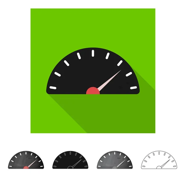 Illustration vectorielle de l'icône voiture et rallye. Collection de voiture et icône vectorielle de course pour le stock . — Image vectorielle