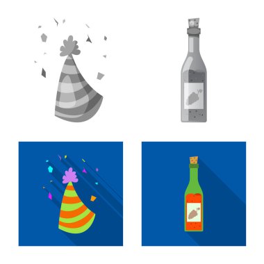 Parti ve Doğum işareti yalıtılmış nesne. Parti ve kutlama hisse senedi simgesi için web topluluğu.