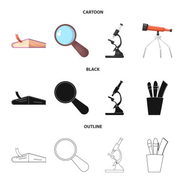 Eğitim ve öğrenme işareti vektör çizimi. Eğitim ve okul hisse senedi simgesi için web topluluğu.