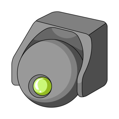 Cctv kamera simgesi vektör tasarımı. Hisse senedi için cctv ve sistem vektör simge kümesi.
