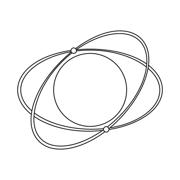Diseño vectorial de marte y símbolo del espacio. Colección de marte y planeta stock vector ilustración . — Vector de stock