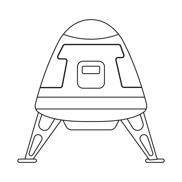 Conception vectorielle de mars et symbole de l'espace. Ensemble de mars et icône de vecteur de planète pour le stock . — Image vectorielle