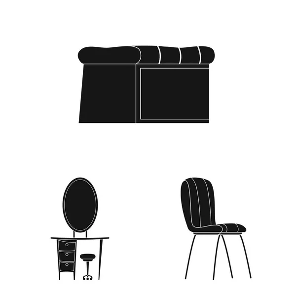 mobilya çizimleri. Tablo, Şifonyer, dolaplar. vektör çizim