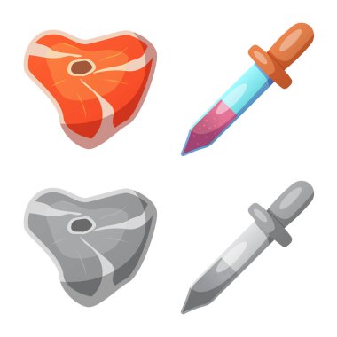 Vektör tasarımı genetik ve bitki simgesi. Toplama genetik ve biyoteknoloji hisse senedi simgesi web için.